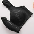 thumbnail image 6 of Arlun Lace Front Closure Bras For Older Womens Plus Size Wireless Supportive Full Coverage Bralettes Nopadding Soft Lightweight Breathable Solid Color Vest Type Bras Black 52, 6 of 7