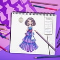 thumbnail image 3 of Set de bocetos de moda Fashion Angels Glam con bloc de dibujo y plantillas, 3 of 8