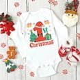 thumbnail image 5 of Mi primer mono navideño para bebé, mono con estampado de árbol de Navidad, ciervo y Papá Noel, mono de manga larga para recién nacido, traje para niño pequeño, 5 of 5