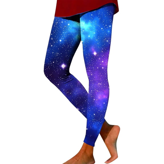Womens Leggings Cotton,High-Waisted Printed Yoga Pants for Women Tummy Control Yoga Pants for Workout Running Athletic