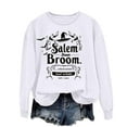 thumbnail image 6 of Leesechin Halloween Squad Sweatshirt Womens Hocus Pocus Long Sleeve Shirts Sanderson Sisters Pullover Tops Blouse, 6 of 6