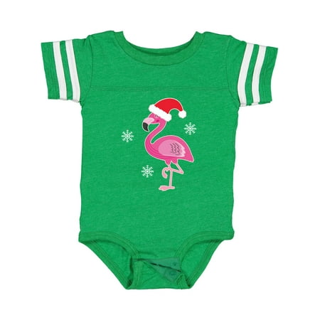 

Inktastic Christmas Holiday Cute Flamingo Girls Baby Bodysuit