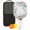 White, variant on Pickleball Paddles Set Of 1, Fiberglass Surface, Spring Flowers Floral Print, 1 Paddle, 2 Balls & Bag