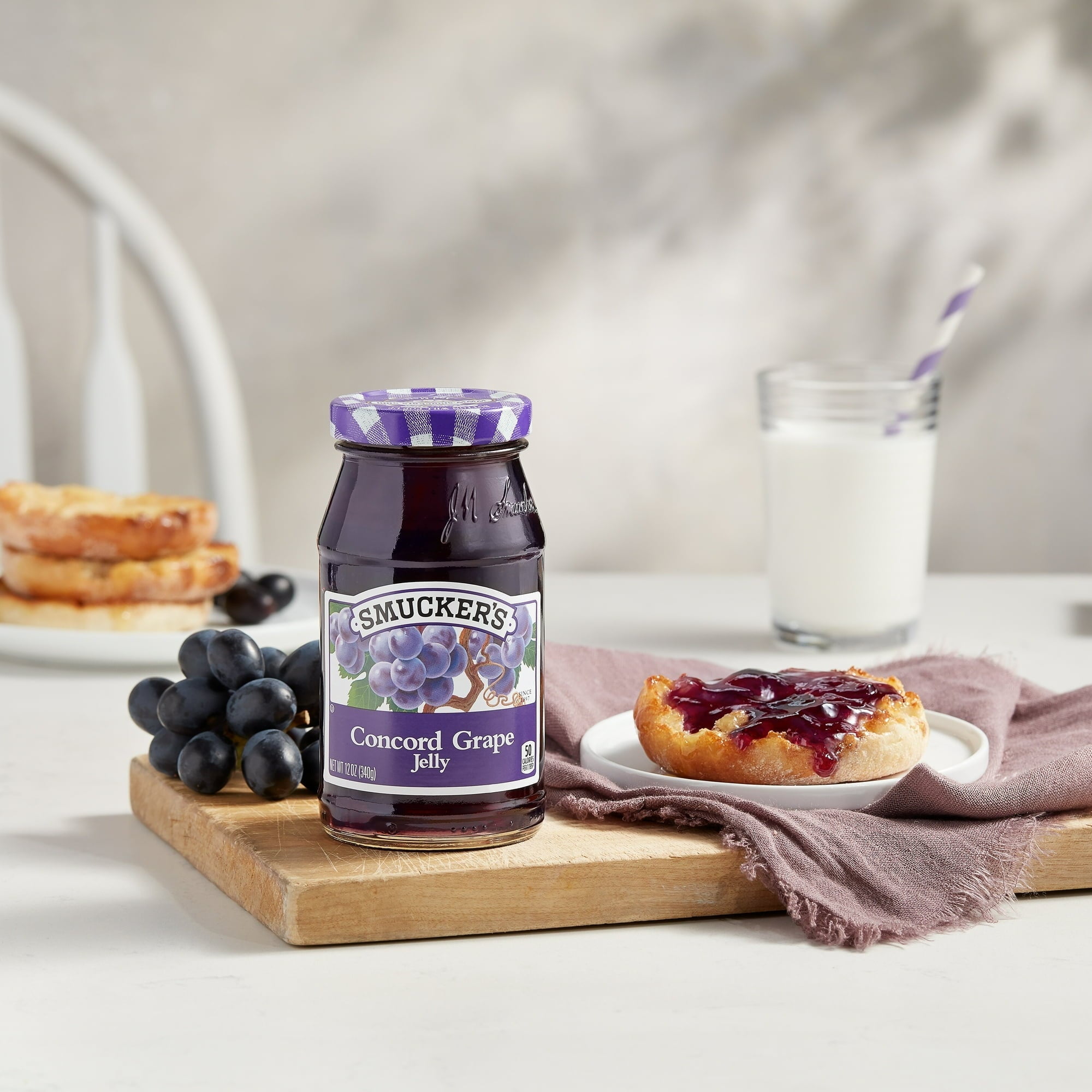 Smucker's, Concord Grape Jelly 12 oz (Pack of 3)