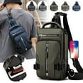 thumbnail image 1 of Xihbxyly Paletas No Reclamadas Bolso Bandolera Multifuncional para Hombre, Bolso Bandolera Informal Moda, Mochila Pequeña de Lona, 1 of 1