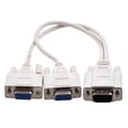 thumbnail image 3 of Durable Male to 2 Female Monitors Y-Splitter Cable Wire Adapter for VGA Video, 3 of 8