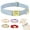 Blue, variant on Beirui Solid Personalised Dog Collar Custom Name Buckle Soft Adjustable XS S M L