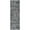 Black and gray, variant on Entryway Runner Rug, Washable Vintage Low Pile Stain-Resistant, Non-Slip Soft Thin Carpet for Kitchen, Bedroom, Bathroom (Grey, 2x6ft)