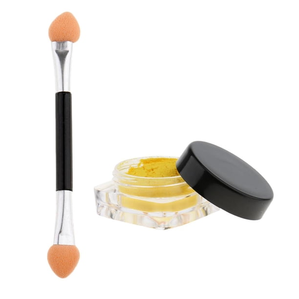 Termocrómico Color Térmico Temperatura Polvo Decoración de Polvo Gradiente Nail Art Manicura 1g con Pincel Stick -12 Colores a Amarillo SM SunniMix Pigmentos de uñas en polvo