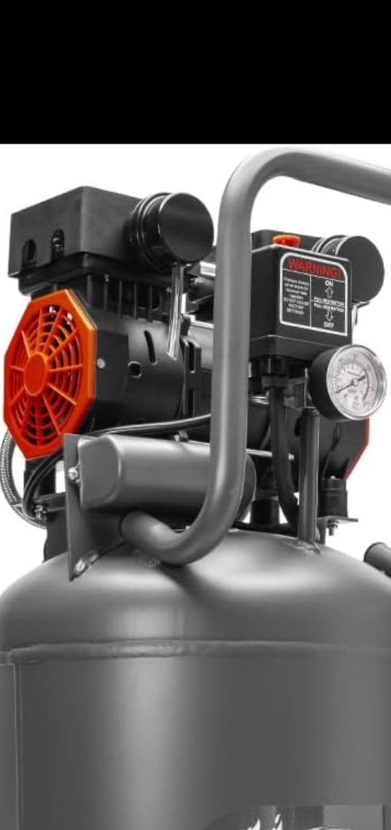 XtremepowerUS 2.0 HPtra Quiet Air Compressor Tank Oil-Free Compressor Steel Tank 13 Gallons Air Compressor, Grey