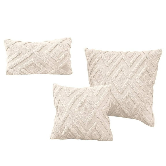 Soft Geometric Pillow For Couch Sofa Bedroom Living Room Decorative Throw Pillow Cover