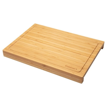 Cuisinart - Bamboo Cutting Board w/Slide Out Tray