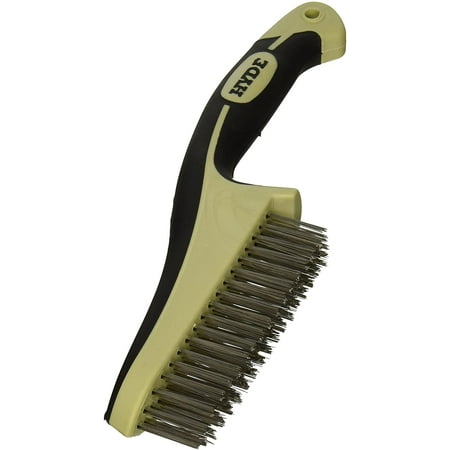 

- 181348 46842 Stainless Steel Wire Brush with narrow profile 11-inch MAXXGRIP PRO