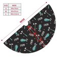 thumbnail image 2 of KLL 36" Christmas Tree Skirt Golf Bags And Balls Xmas Tree Skirts Mat for New Year Xmas Holiday Party Indoor Outdoor Home Decoration, 2 of 5