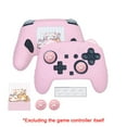 thumbnail image 1 of Soft Silicone Protective Cover Skin Set for Nintendo Switch Pro Controller, Anti-Slip, Cute Cat Paw Prints, Rocker Cap Included, Gaming Accessories, 1 of 8