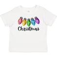 thumbnail image 3 of Inktastic Merry Christmas Rainbow Holiday Lights Boys or Girls Baby T-Shirt, 3 of 5