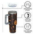thumbnail image 4 of Glowing Halloween Icons Pattern Tumbler with Handle and Lid,40oz Double Wall Vacuum Insulated Tumbler,Cups Gift for Women and Men, 4 of 7