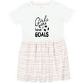 thumbnail image 3 of Inktastic Girls Gotta Have Goals Soccer Girls Toddler Dress, 3 of 5