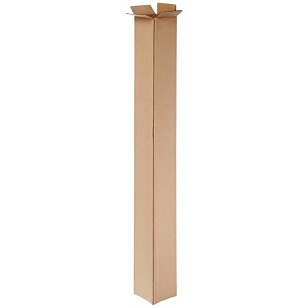 Long Boxes 4"L x 4"W x 48"H (25-Pack) Tall Corrugated Cardboard Box for Shipping, Packaging, Moving, Storage Box, Home or Business Strong Wholesale Bulk Boxes