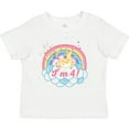 thumbnail image 3 of Inktastic 4th Birthday Unicorn Rainbow Cute Girls Girls Toddler T-Shirt, 3 of 5