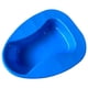thumbnail image 1 of 1 pieza de sartenes portátiles, grandes, fáciles de utilizar, azul, firme, grueso, suave, plástico para pacientes encamados, ancianos, mujeres, Macarena Orinal portátil, 1 of 6