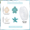 thumbnail image 2 of 120Pcs 2 Styles Turquoise Sea Turtle Beads with 10.93 Yards Elastic Thread Ocean Theme Turquoise Beads Starfish Beads Summer Beach Beads for Jewelry Making Hole:1-1.5mm Multi-color, 2 of 6