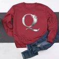 thumbnail image 4 of Pompotops Hiver Femmes Décontracté Manches Longues Hauts Dames Imprimé Chandail Blouse T-Shirt Chandail Liquidation, 4 of 4