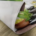 thumbnail image 5 of Ambesonne Spa Place Mats Set of 4, Stones and Orchids, Standard Size, White Green and Black, 5 of 6