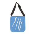 thumbnail image 2 of Effete Feline Claw Marks Scratch Adjustable Tote Bag (AOP), 2 of 6