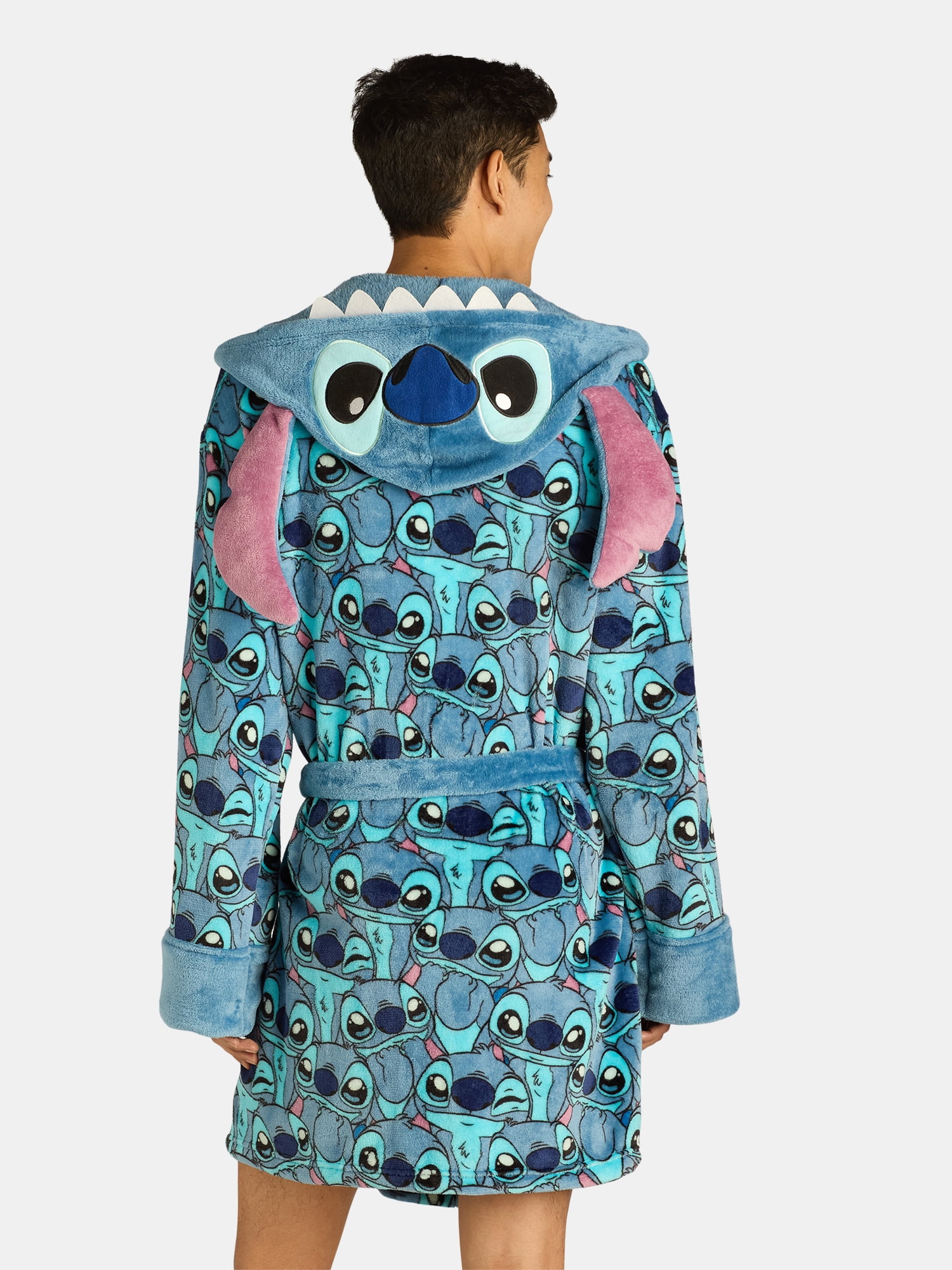Disney Men's Stitch Superminky Robe, Sizes S-xl