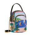 thumbnail image 7 of FORMRS Crossbody Bag for Women Quilted Travel Shoulder Cell Phone Purse with Chain Strap Handbag, Green Seaside, 7 of 7
