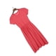 thumbnail image 4 of Minnieouse Vestido de color sólido de manga corta con cuello plisado de Elenxs Gril conjuntos de ropa Melon rojo 130cm Minnieouse AP002630-09, 4 of 6