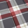 thumbnail image 5 of vidaXL Sun Lounger Cushion Red Check Pattern 200x70x3cm Oxford Fabric, 5 of 5