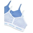thumbnail image 3 of Maidenform Sweet Nothings Girls Ruched Crop Seamless Bra, 2-Pack, Sizes (XS-XXL), 3 of 4