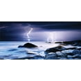 thumbnail image 4 of Nature Piggy Bank, Summer Storm Beginning with and Beams over the Rocky Coast Waves Mystic Image, Ceramic Coin Bank Money Box for Cash Saving, 3.6" X 3.2", Grey Purple, by Ambesonne, 4 of 4
