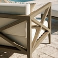 thumbnail image 4 of Northlake Outdoor Patio Teak Armchair in Weathered Gray White, 4 of 10