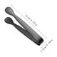 thumbnail image 2 of Pinzas de Acero Inoxidable 304 para Bocadillos de Azúcar Mini – Engrosadas, Antideslizantes y Dentadas para Hielo, Diseño Compacto y Ergonómico para Cocina, Bar y Servir en Fiestas (1 Paquete), 2 of 7