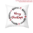 thumbnail image 3 of Funda de cojín navideña de 45 cm, funda de almohada, adornos navideños 2024 para el hogar, decoración navideña de Año Nuevo 2023 Noel, 3 of 5