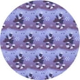 thumbnail image 1 of Ahgly Company Indoor Square Patterned Purple Mimosa Purple Area Rugs, 3' Square, 1 of 6
