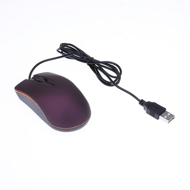 USB 3D Wired Optical Mini Mouse Mice For PC Laptop Computers purple Sywqhk Para estrenar