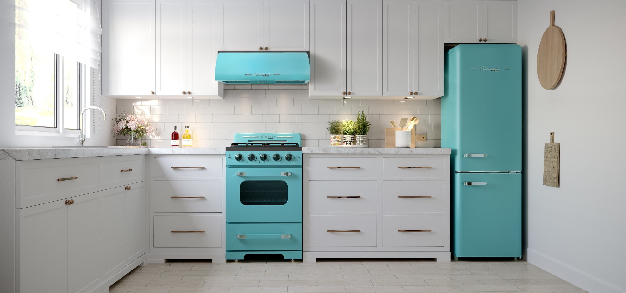Unique Appliances Ugp-275L Ac Classic Retro 22" Wide 8.7 Cu. Ft. Energy Star Certified