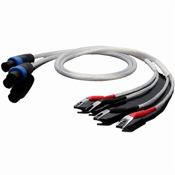 OCC Silver-Plated Audio Cable, Spoked Speaker Cable, Stage Speaker Cable, HiFi Fever, Ohm XLR Head to Y Plug