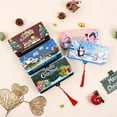 thumbnail image 4 of Christmas Money Holder with 10 Slots, Creative Holiday Card and Cash Gift Envelope for Family, Festive Floral Design, 4 of 5