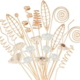 thumbnail image 1 of CNKOO 32pcs Reed Diffuser Sticks Set Include 21pcs Natural Rattan Wood Beads  11 Style Fragrance Diffuser  Rattan Reed Fragrance Replacement for Home(Wooden Color)  Home Fragrance  Room D, 1 of 4
