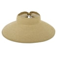 thumbnail image 2 of harmtty Summer Women Hat Pure Color Classic Bowknot Decor Straw Hat for Vacation, 2 of 8