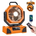 thumbnail image 1 of Ventilador portátil OUTTPLY 20000 mAh con temporizador LED remoto y gancho, 1 of 8
