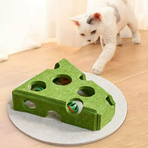 Interactive Cats Scratch Puzzle Box, Interactive Scratch Puzzle Box for Cats, Fun Toy to Stimulate Your Cat’s Mind and Senses