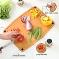 thumbnail image 3 of Pine Fiber Composite Reversible Cutting Board 2-Pack with Juice Groove, Medium & Large, Dishwasher Safe, 3 of 9