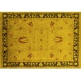 thumbnail image 1 of Ahgly Company Indoor Rectangle Oriental Yellow Industrial Area Rugs, 7' x 9', 1 of 4