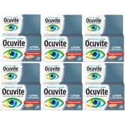 6 Pack Bausch & Lomb Ocuvite Eye Vitamin & Mineral Supplement with Lutein 60 Ea